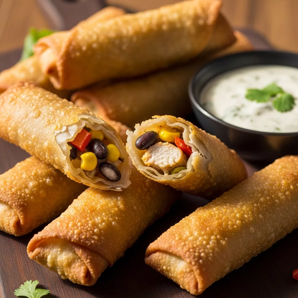 Savory Southwest Eggrolls, Chili's Copycat Recipe