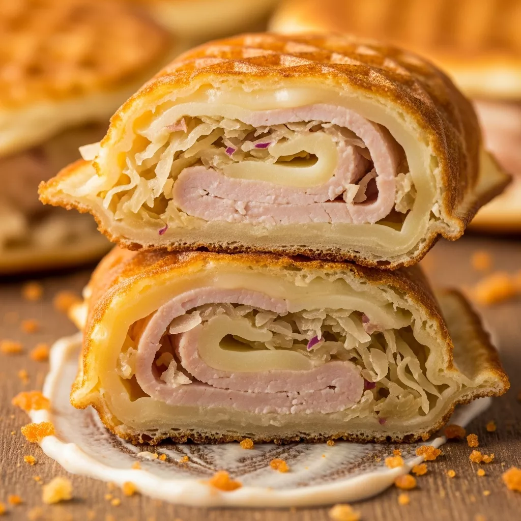 Keto Crispy Turkey Reuben Roll-Ups