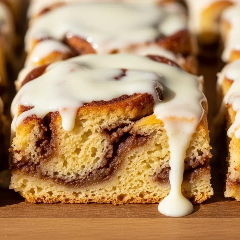 Recipe Card Cozy Cinnamon Roll Bliss Bars